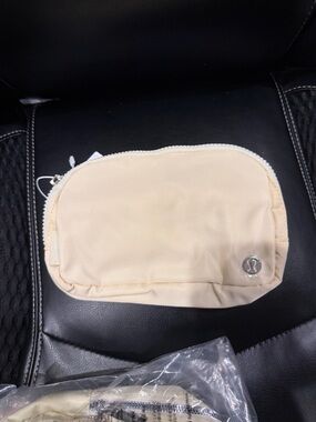 Lululemon Beige Zip Belt Bag